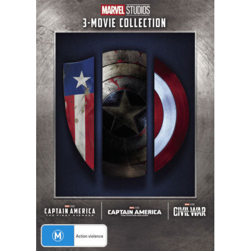 Captain America: 3-Movie Collection (Captain America: The First Avenger / Captain America: The Winter Soldier / Captain America: Civil War) (DVD)