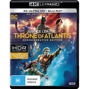 Justice League: Throne of Atlantis (Commemorative Edition) (DC Universe Movie) (4K UHD)