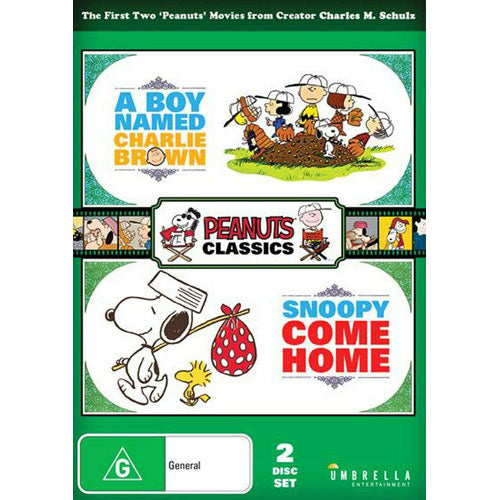Peanuts Classics (A Boy Named Charlie Brown / Snoopy Come Home) (DVD)