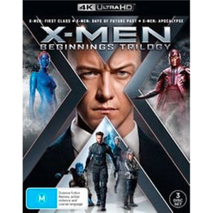 X-Men: Beginnings Trilogy (X-Men: First Class / X-Men: Days of Future Past / X-Men: Apocalypse) (4K UHD)