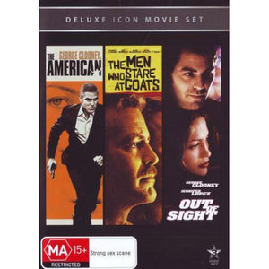 The American (2010) / The Men Who Stare at Goats / Out of Sight (1998) (Deluxe Icon Movie Set)