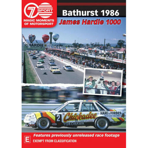 Bathurst 1986: James Hardie 1000 (Magic Moments of Motorsport) (DVD)