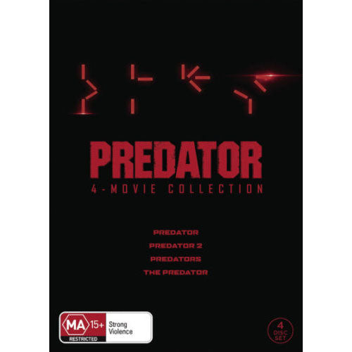 Predator: 4-Movie Collection (Predator / Predator 2 / Predators / The Predator) (DVD)