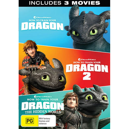 How to Train Your Dragon / How to Train Your Dragon 2 / How to Train Your Dragon: The Hidden World (DVD)