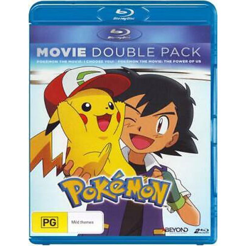 Pokemon: Movie Double Pack (Pokemon The Movie: I Choose You / Pokemon The Movie: The Power of Us) (Blu-ray)