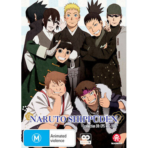 Naruto Shippuden: Collection 38 (Episodes 487-500) (DVD)
