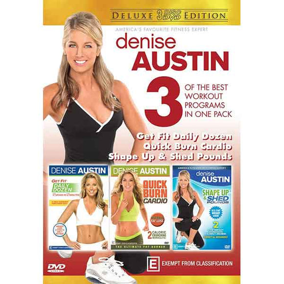 Denise Austin (Get Fit Daily Dozen / Shape Up & Shed Pounds / Quick Burn Cardio) (Deluxe Edition)