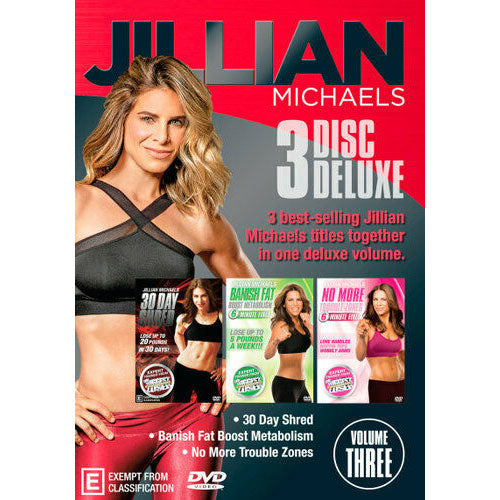 Jillian Michaels (Banish Fat, Boost Metabolism / No More Trouble Zones / 30 Day Shred) (Deluxe Edition) (DVD)