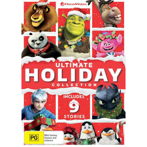 Ultimate Holiday Collection: (Trolls/Shrek the Halls/Donkey's Caroling/Merry Madagascar/The Madagascar Penguins/Dragons: Gift Night Fury/Kung Fu Panda (DVD)