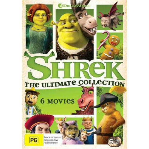 Shrek: Ultimate Collection (Shrek/ Shrek 2/ Shrek the Third/ Shrek Forever After/Puss in Boots/Shrek the Musical) (DVD)