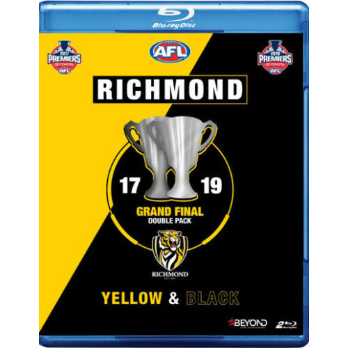 AFL Richmond 2017 / 2019 Grand Final Double Pack Yellow and Black (Blu-ray)
