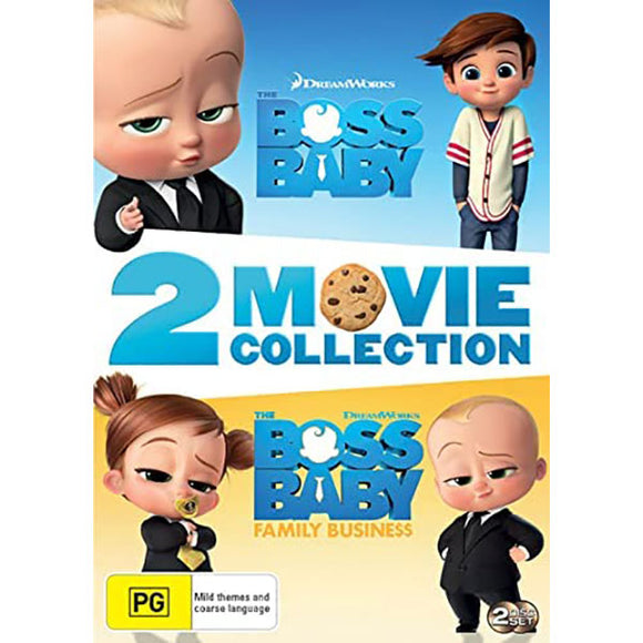 2 Movie Franchise Pack: The Boss Baby / The Boss Baby: Family Business (DVD)