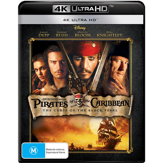 Pirates of The Caribbean: The Curse of the Black Pearl (4K UHD)