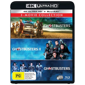 3 Movie Collection: (Ghostbusters: Afterlife / Ghostbusters II / Ghostbusters (1984)) (4K UHD / Blu-Ray)