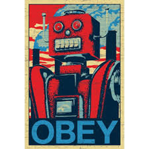 Robot Obey Poster