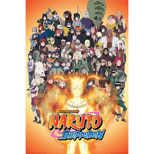 Naruto Shipudden - Cast Poster