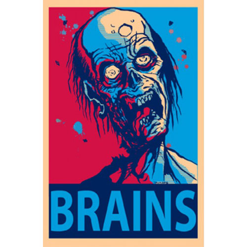 Zombie Brains Poster