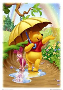 Winnie The Pooh - Umbrella Poster