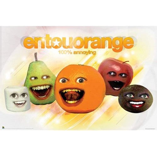 Entouorange 100% Annoying Orange Poster