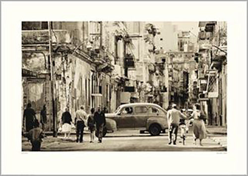 Lee Frost - Havana Street, Cuba 50 x 70cm Art Print