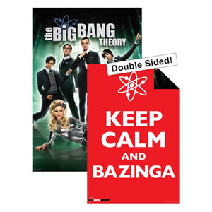 Big Bang Theory - Keep Calm Futuristic Double-Sided Poster