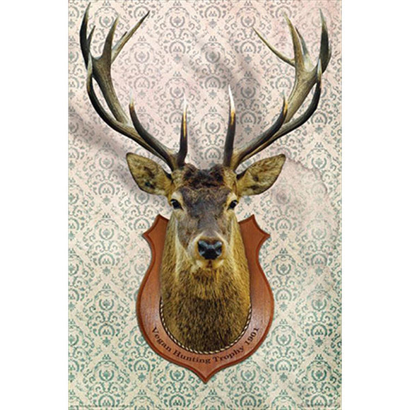 Vegan Hunting Trophy - Moose Head Poster