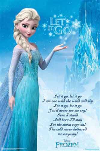 Frozen - Let It Go Chorus Poster