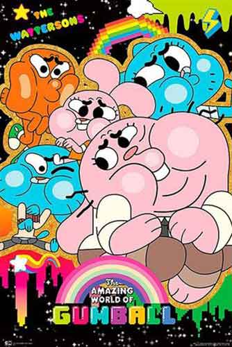 The Amazing World Of Gumball - Squished Poster