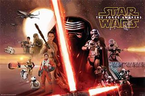 Star Wars: The Force Awakens - Collage Poster