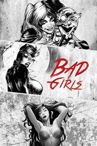 DC Comics - Bad Girls Black & White Poster