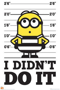 Despicable Me 3 - I Didn't Do It Poster