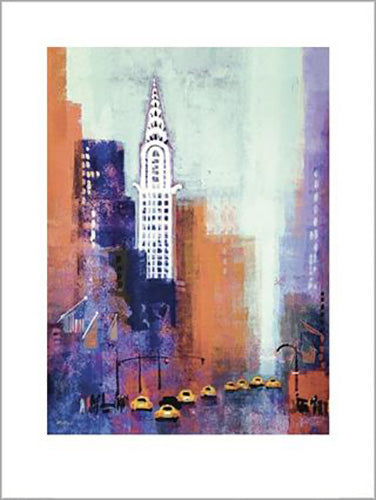 Colin Ruffell - Manhattan Chrysler Building 60 x 80cm Art Print