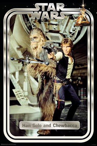 Star Wars Classic - Han And Chewie Poster
