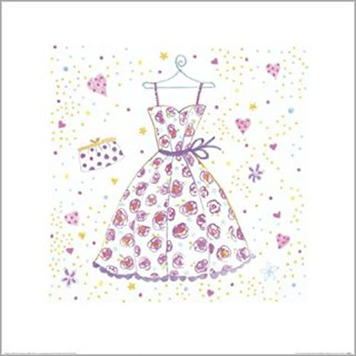 Rachel Taylor - My Favourite Party Dress 40 x 40cm Art Print