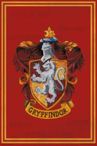 Harry Potter - Gryffindor Crest Poster