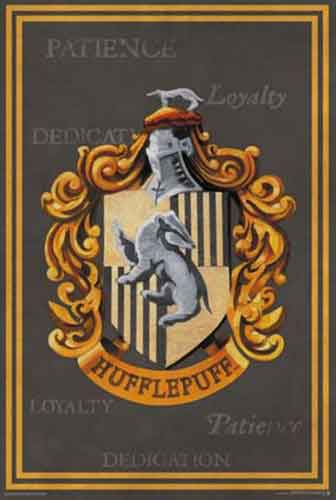 Harry Potter - Hufflepuff Crest Poster