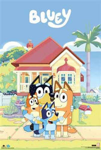 Bluey - Family House Poster