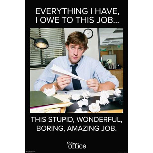 The Office - Jim Quote Poster