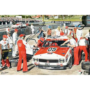 Holden - Bathurst Pitstop Poster