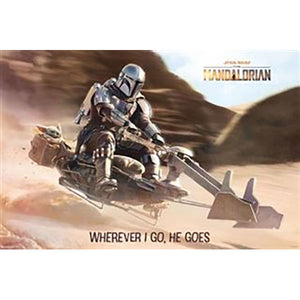 Star Wars: The Mandalorian - Wherever I Go Poster