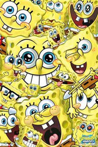 SpongeBob SquarePants - Many Faces Poster