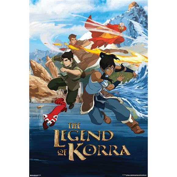 The Legend Of Korra - Bending The Elements Poster