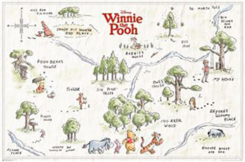 Winnie the Pooh - 100 Acre Wood Poster