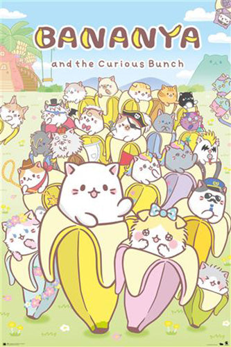 Bananya - and the Curious Bunch Poster