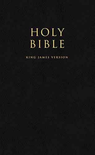 The Holy Bible: King James Version (KJV) Popular Gift & Award Black Leatherette edition