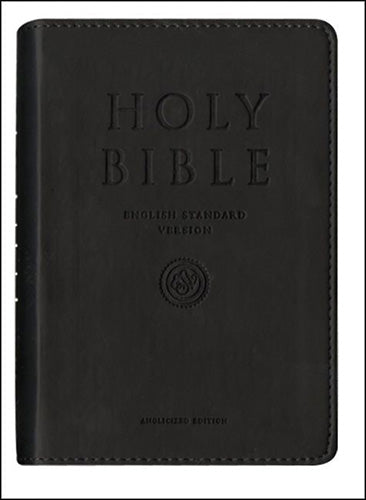 Holy Bible: English Standard Version (ESV) Anglicised Compact Black Gift edition