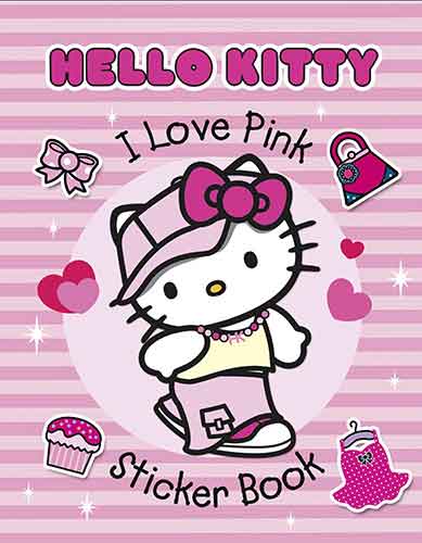 Hello Kitty - I Love Pink Sticker Book