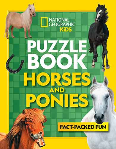 National Geographic Kids Puzzle Books - Puzzle Book Horses and Ponies