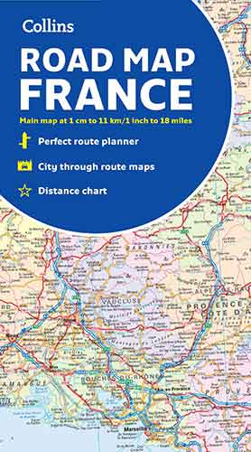 2022 Collins Map of France [New Edition]