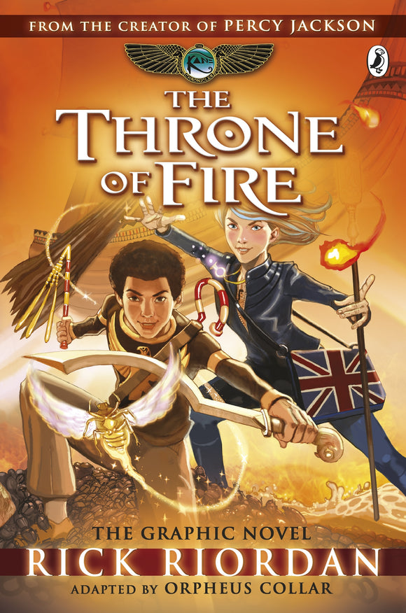 The Throne of Fire: The Graphic Novel (The Kane Chronicles Book 2)